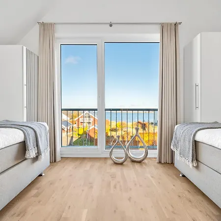 Apartamento Ostsee-ferienwohnung Meeresflüstern Für 4, Modern, Meerblick, Sauna, Terrasse, Nah Am Olpenitz