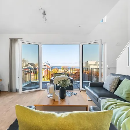 Apartamento Ostsee-ferienwohnung Meeresflüstern Für 4, Modern, Meerblick, Sauna, Terrasse, Nah Am Olpenitz