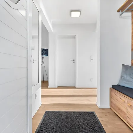 Ostsee-ferienwohnung Meeresflüstern Für 4, Modern, Meerblick, Sauna, Terrasse, Nah Am Apartamento Olpenitz